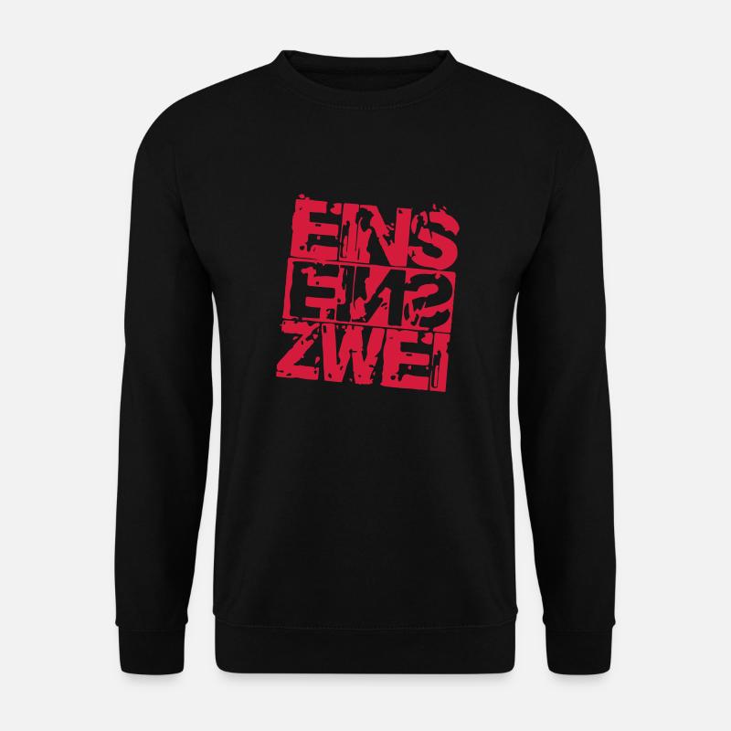 einseinszwei | 112 - Unisex Pullover - Schwarz