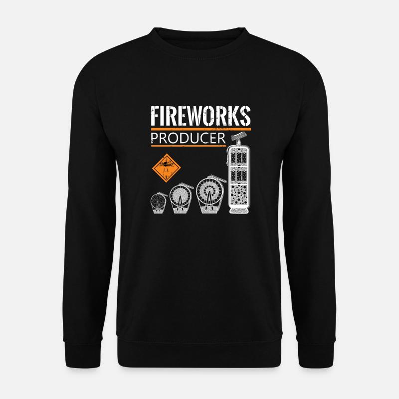 Fireworks Producer Pyro - Unisex Pullover - Schwarz