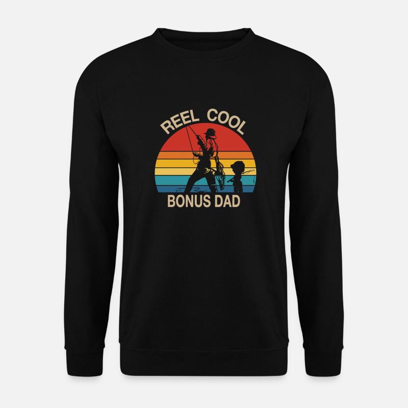 Reel Cool Bonus Dad - Unisex Sweatshirt - black