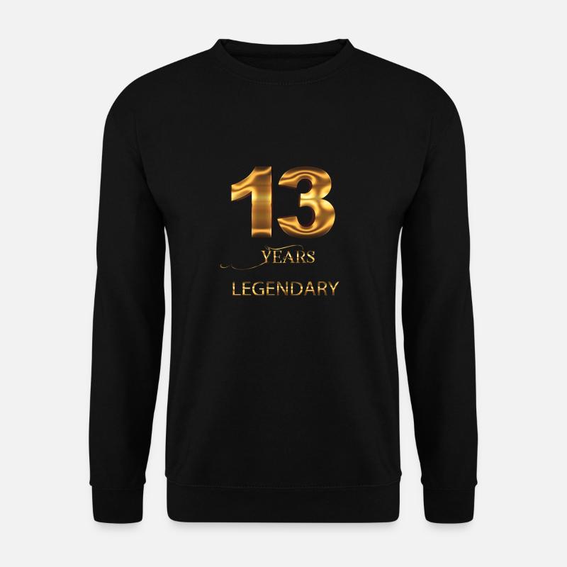 13. Geburtstag - Unisex Pullover - Schwarz