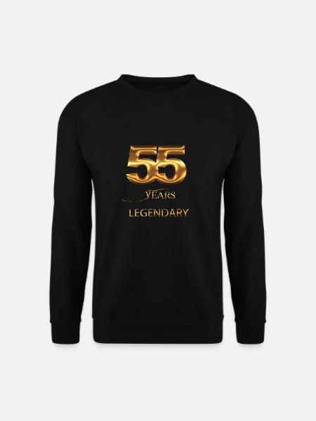 55. Geburtstag - Unisex Pullover - Schwarz