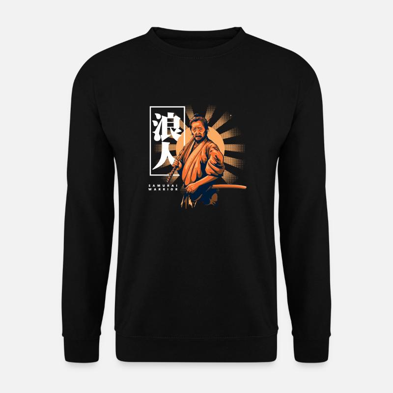 Samurai Warrior - Unisex Pullover - Schwarz