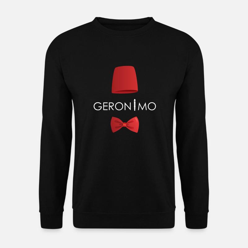 Geronimo Fez & Noeud Papillon - Sweat-shirt Unisexe - noir