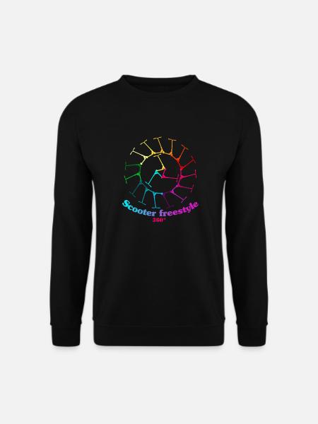 Circle of scooter freestyle 360 - Sweat-shirt Unisexe - noir