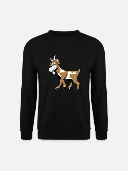 Goat kind lys - Unisex Sweatshirt - black