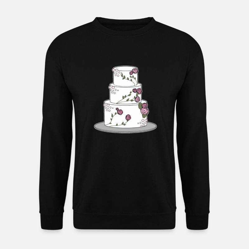Hochzeitstorte - Unisex Pullover - Schwarz
