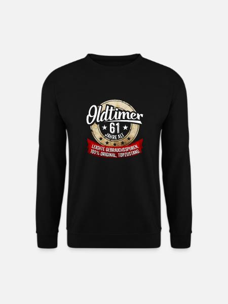 Zum 61. Geburtstag! - Unisex Pullover - Schwarz
