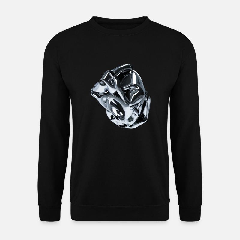 Futuristic 3D - Unisex Pullover - Schwarz
