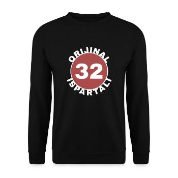 Isparta - Unisex Pullover - Schwarz - Vorne - Alina (178cm) & Michal (187cm)