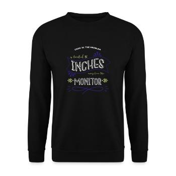 pirater les doigts des joueurs anonymes attendez-vous à nous - Sweat-shirt Unisexe - noir - Devant - Alina (178cm) & Michal (187cm)