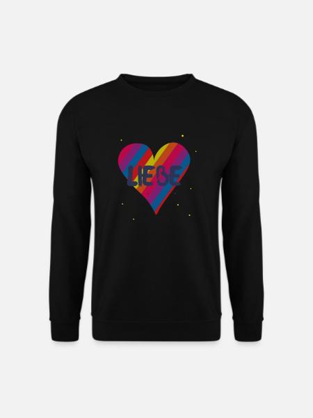 Liebe - Unisex Pullover - Schwarz