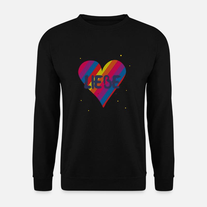 Liebe - Unisex Pullover - Schwarz