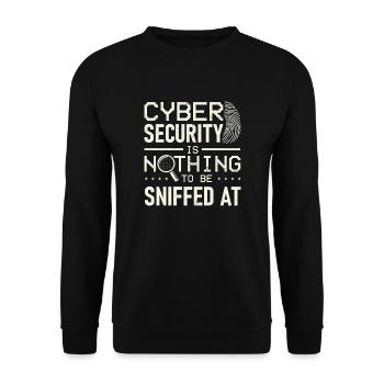 Expert professionnel en cybersécurité Rien à être - Sweat-shirt Unisexe - noir - Devant - Alina (178cm) & Michal (187cm)