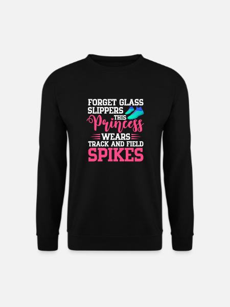 Forget Glass Slippers – Running Lover Runner Sport - Unisex Pullover - Schwarz