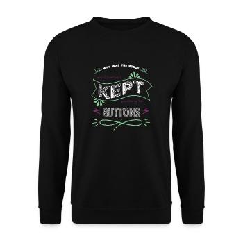 statement biomedical engineering bot funny quote - Unisex Pullover - Schwarz - Vorne - Alina (178cm) & Michal (187cm)