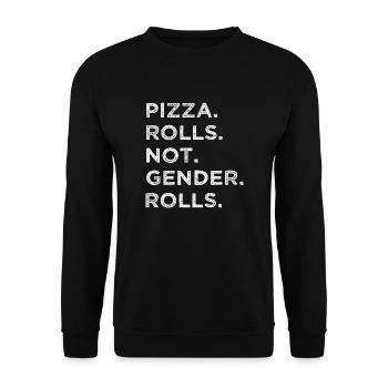 Politique, neuf interdictions amusantes - Sweat-shirt Unisexe - noir - Devant - Alina (178cm) & Michal (187cm)