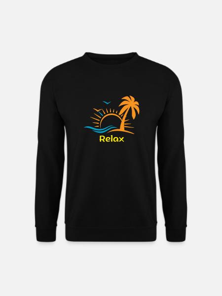 Relax - Unisex Sweatshirt - black