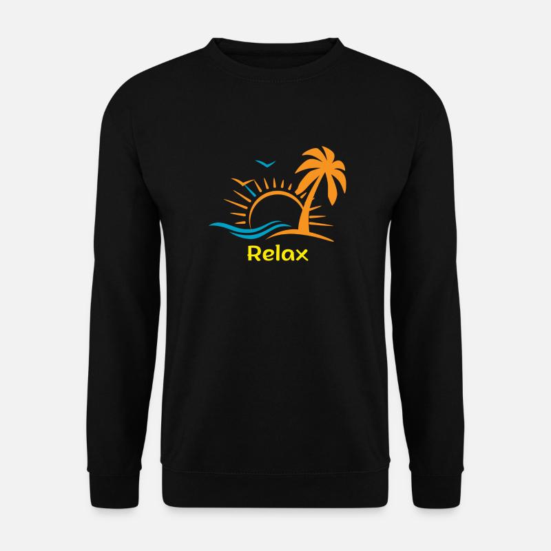 Relax - Unisex Sweatshirt - black