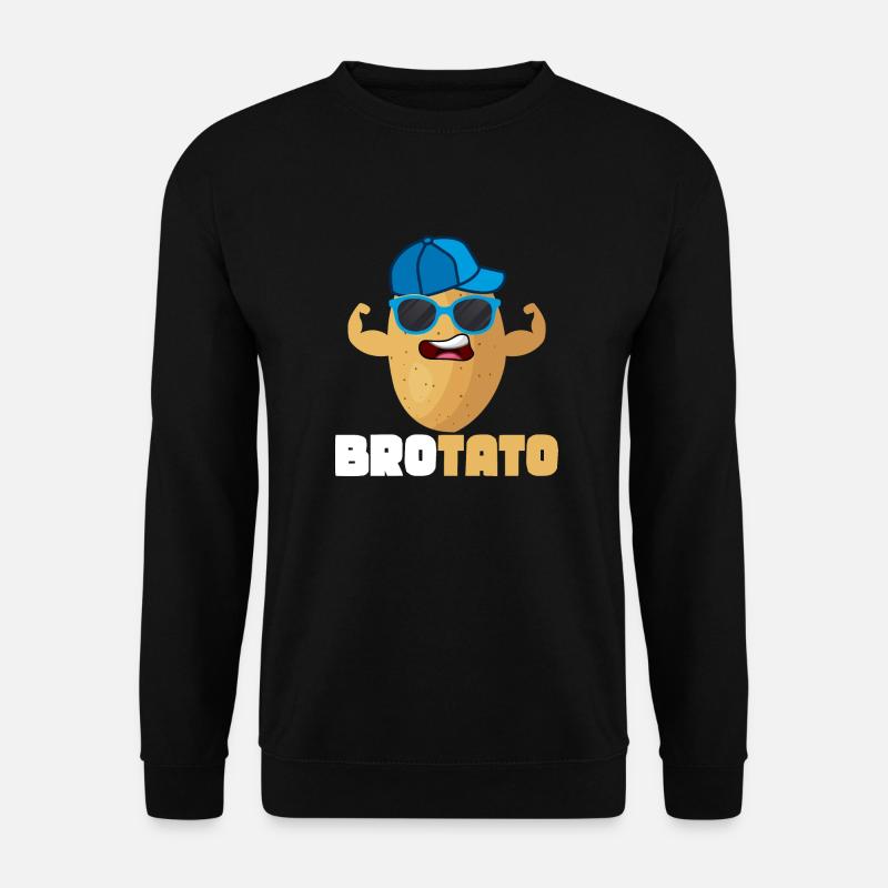 Brotato Vegetable Potato - Unisex Pullover - Schwarz