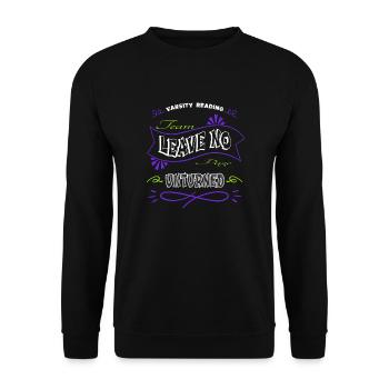 Book Fan Lover Green Happy Books Lover Quote Fun - Unisex Sweatshirt - black - Front - Alina (178cm) & Michal (187cm)