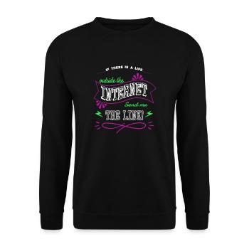 computer science humor funny quote present - Unisex Pullover - Schwarz - Vorne - Alina (178cm) & Michal (187cm)