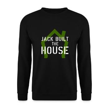 musique house jack built the house cadeau - Sweat-shirt Unisexe - noir - Devant - Alina (178cm) & Michal (187cm)