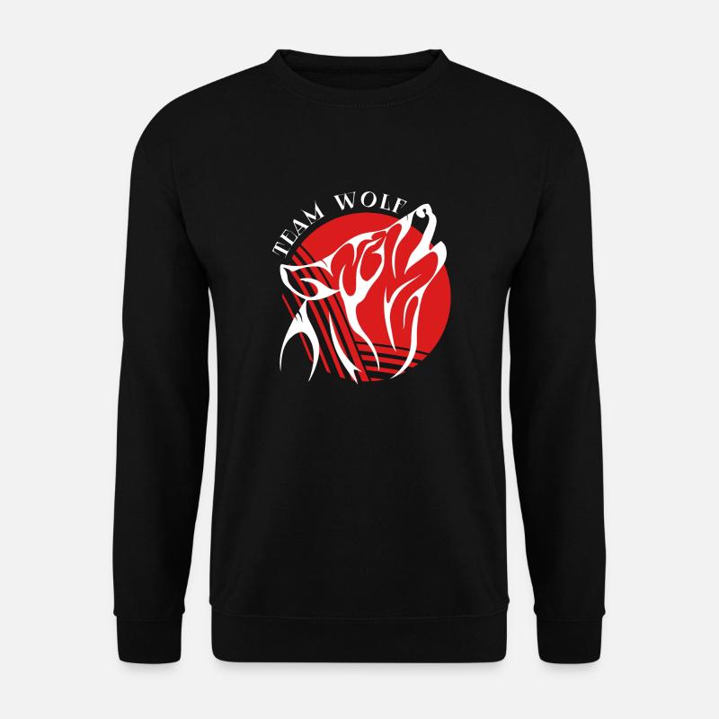 Team Wolf Moon - Unisex Pullover - Schwarz