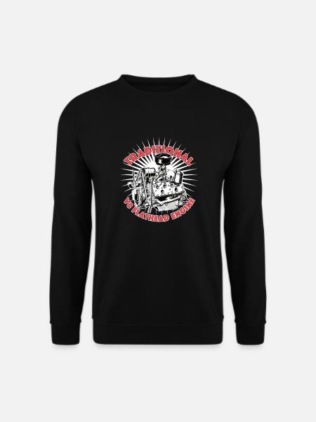 V8 Flathead Motor, Hot Rod, Motiv von mondwinkel - Unisex Pullover - Schwarz