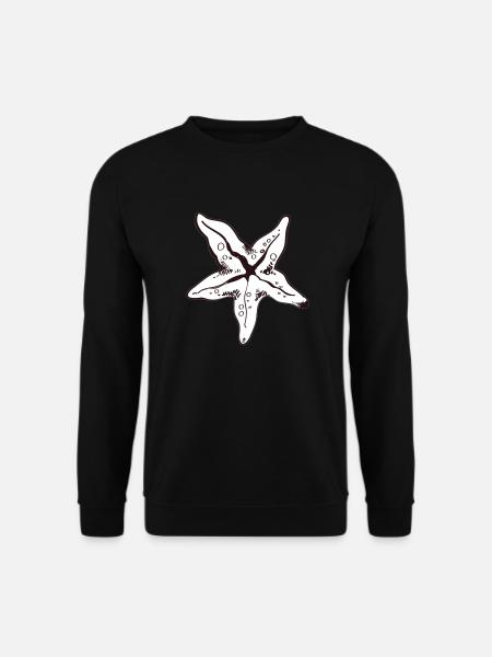 Seestern - Unisex Pullover - Schwarz
