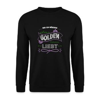 hunderasse bday boxer witzig geschenkidee haustier - Unisex Pullover - Schwarz - Vorne - Alina (178cm) & Michal (187cm)