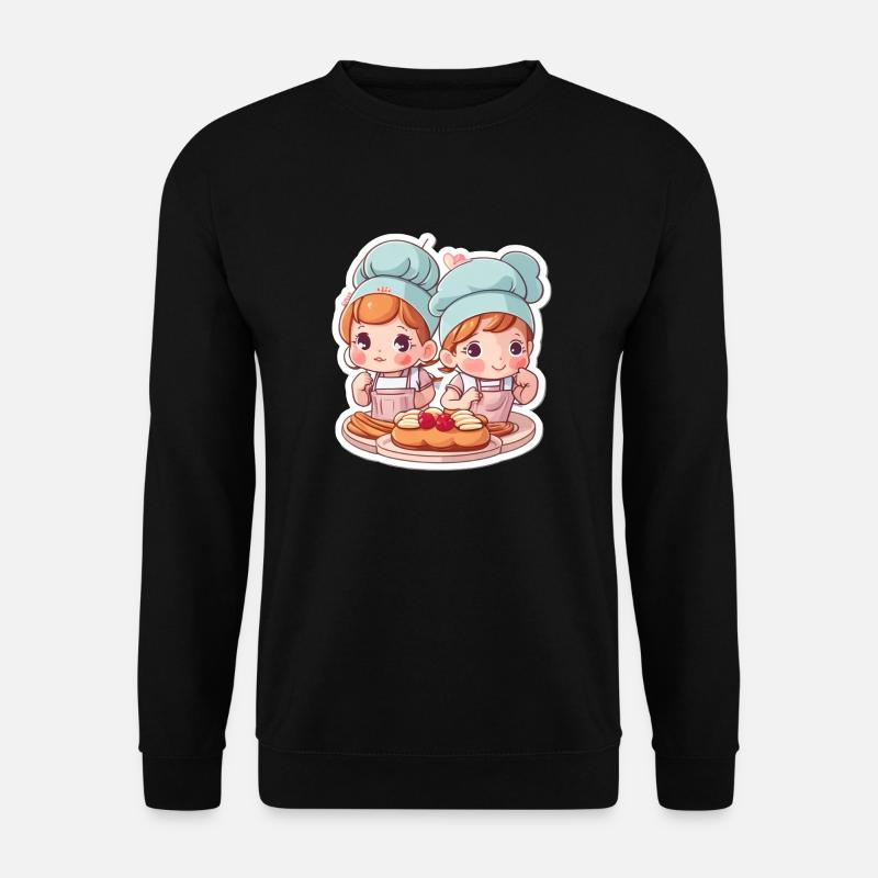 Faites-moi cuire heureux - Sweat-shirt Unisexe - noir