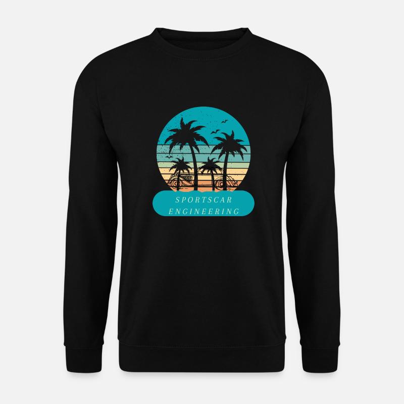 Retro Car Shirt - Unisex Pullover - Schwarz