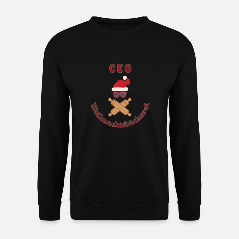 CEO der Weihnachtsbäckerei - Unisex Pullover - Schwarz