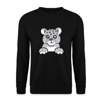 Once - Sweat-shirt Unisexe - noir - Devant - Alina (178cm) & Michal (187cm)