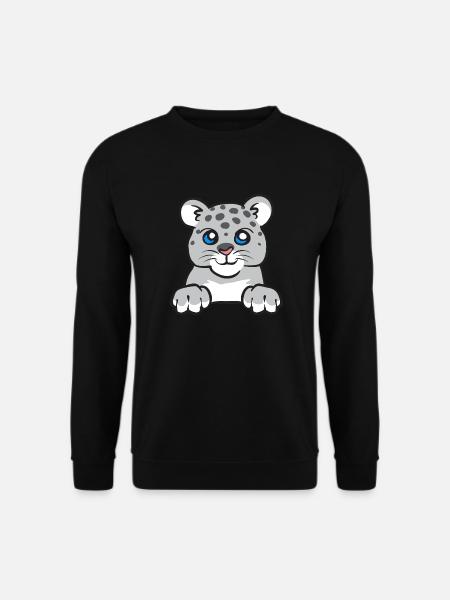 Snow leopard - Unisex Sweatshirt - black