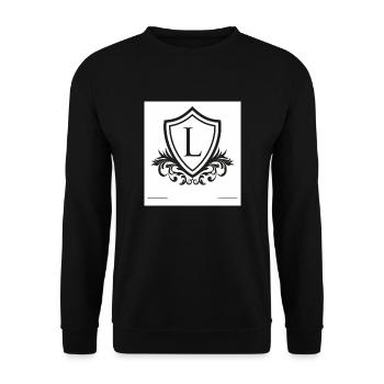 Luxuriös - Unisex Pullover - Schwarz - Vorne - Alina (178cm) & Michal (187cm)