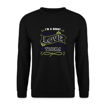 aerospace engineering mechanical awesome - Unisex Pullover - Schwarz - Vorne - Alina (178cm) & Michal (187cm)
