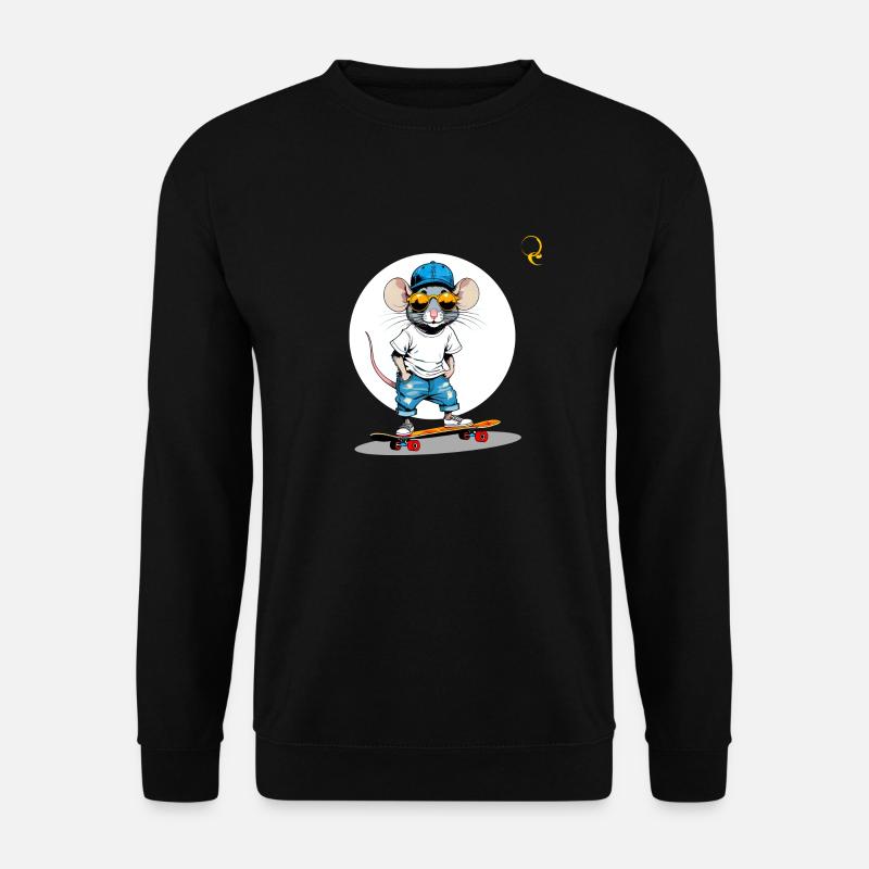 LA SOURIS SPÉCIALE - Sweat-shirt Unisexe - noir