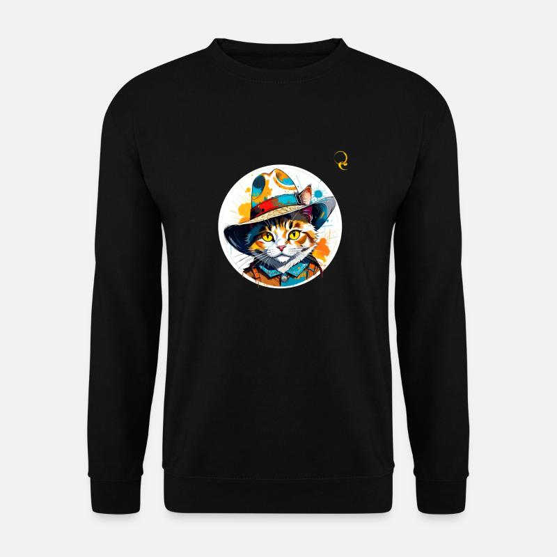 DON CAT - Unisex Sweatshirt - black
