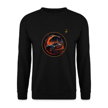 MEIN TRAUMAUTO - Unisex Pullover - Schwarz - Vorne - Alina (178cm) & Michal (187cm)
