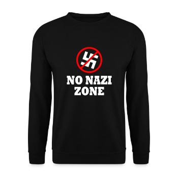 Vers la droite - Sweat-shirt Unisexe - noir - Devant - Alina (178cm) & Michal (187cm)