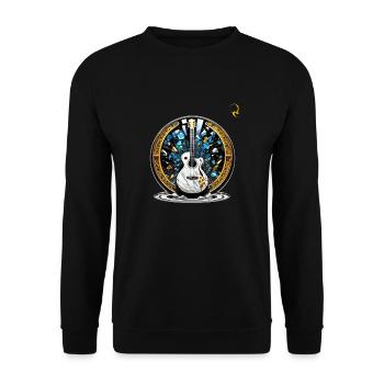 DIAMANTS MUSICAUX - Sweat-shirt Unisexe - noir - Devant - Alina (178cm) & Michal (187cm)