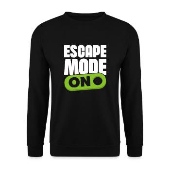 Mode Escape sur Escape Game Breakout Challenge - Sweat-shirt Unisexe - noir - Devant - Alina (178cm) & Michal (187cm)