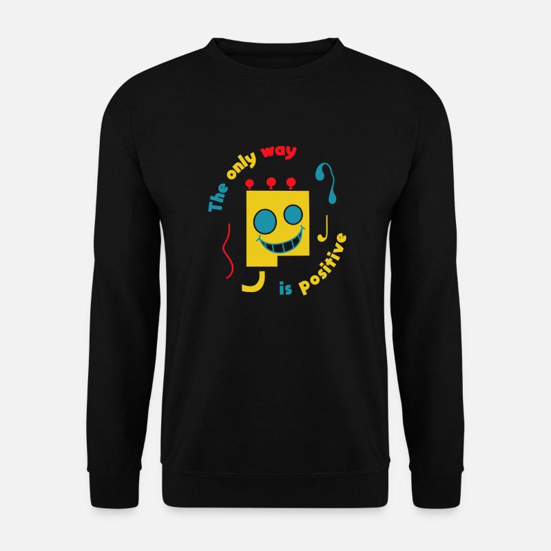 TheOnlyWayIsPositive - King Fred - Unisex Pullover - Schwarz