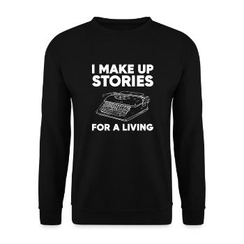 Auteur - Sweat-shirt Unisexe - noir - Devant - Alina (178cm) & Michal (187cm)