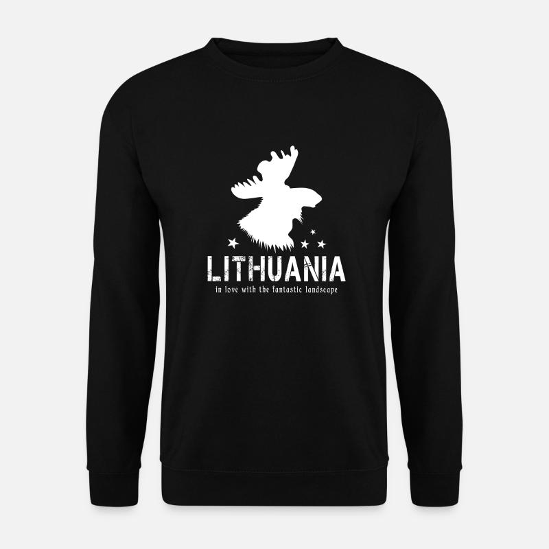 Lithuania Litauen litauisch - Unisex Pullover - Schwarz