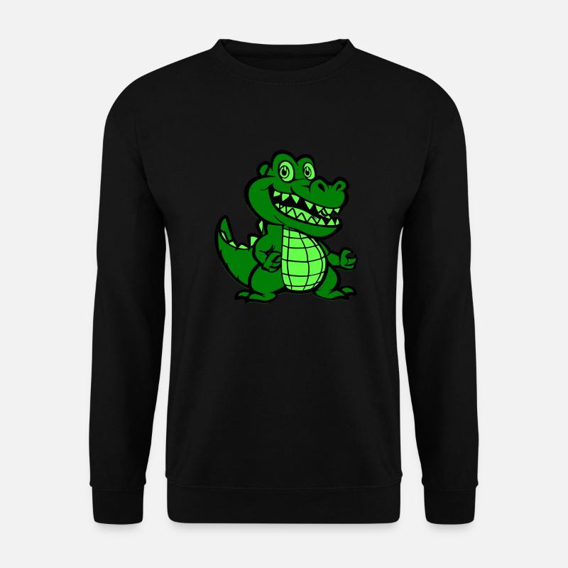 Crocodile Comic - Unisex Sweatshirt - black