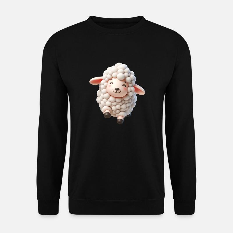 Schaf 3 - Unisex Pullover - Schwarz