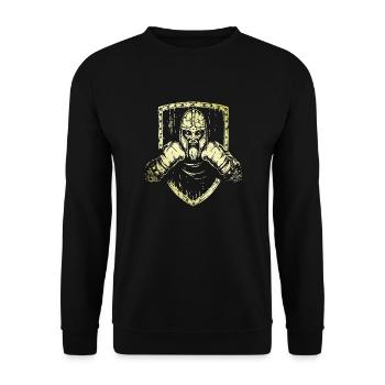 Viking Boxer - Sweat-shirt Unisexe - noir - Devant - Alina (178cm) & Michal (187cm)