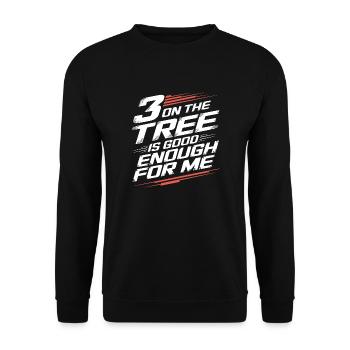 Design rétro pour les fans de voitures classiques - Sweat-shirt Unisexe - noir - Devant - Alina (178cm) & Michal (187cm)